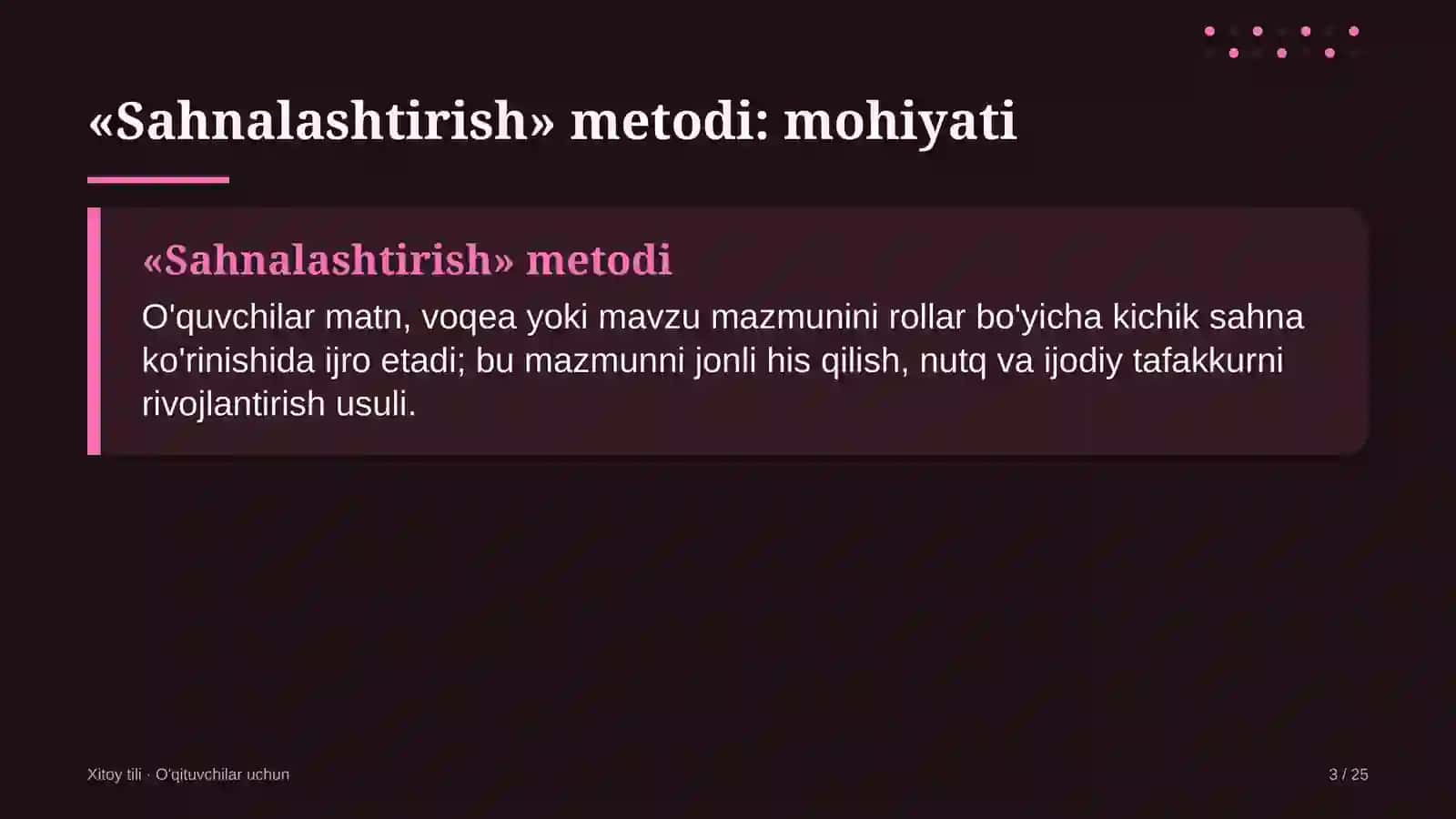 xitoy tili darslarida sahnalashtirish metodidan foydalanish 4162 3
