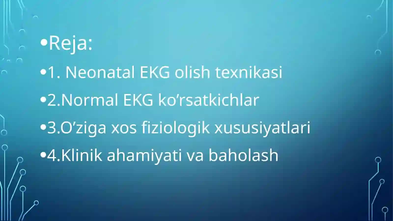 Yangi tug‘ilgan chaqaloqlarda EKG ni o’ziga xos xususiyatlari 3