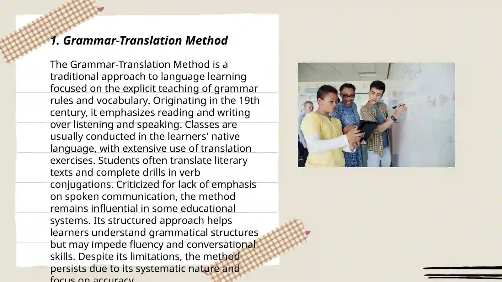 Approaches to language teaching 3
