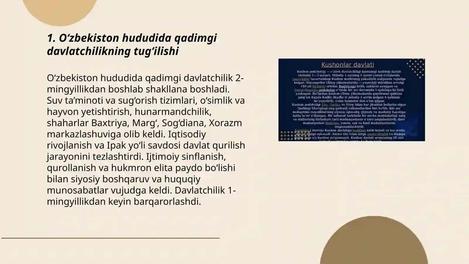 O‘zbekiston hududida qadimgi davlati va huquqi 3