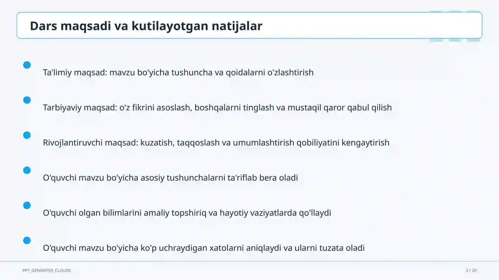 Elektron jadvallar: Excel asoslari (7-sinf) 3