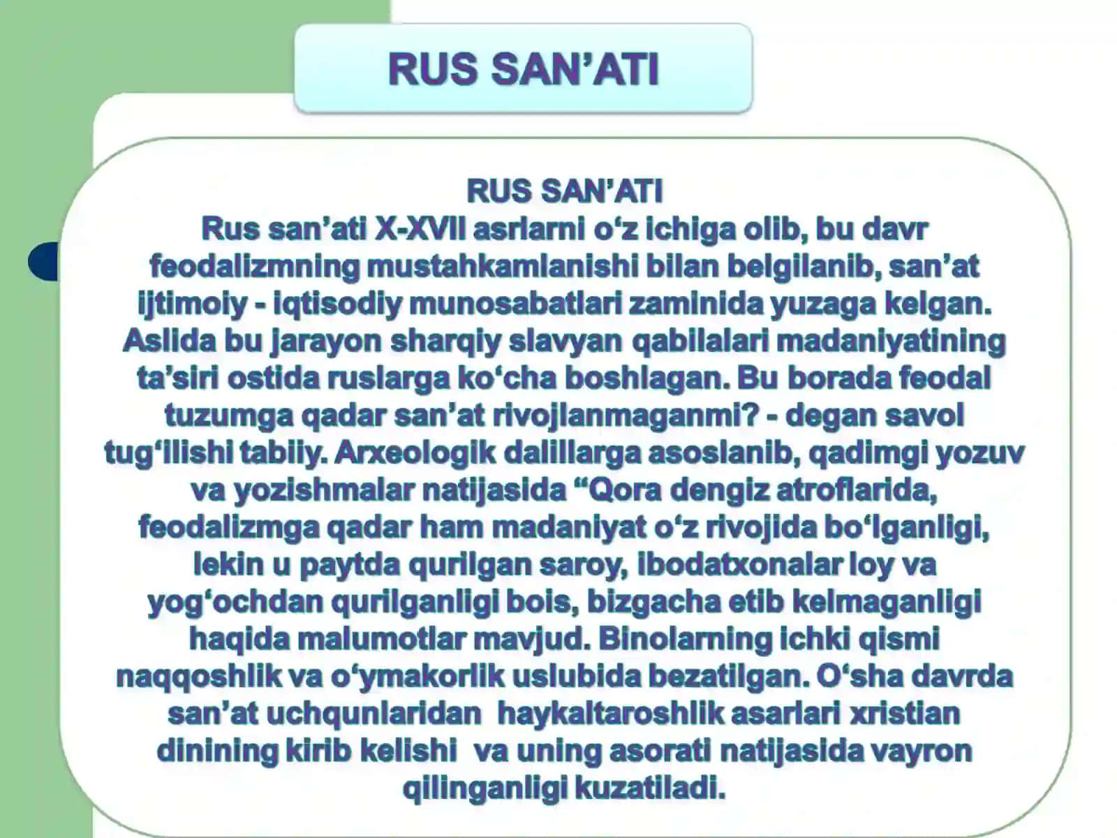 RUS SAN'ATI.ppt 3