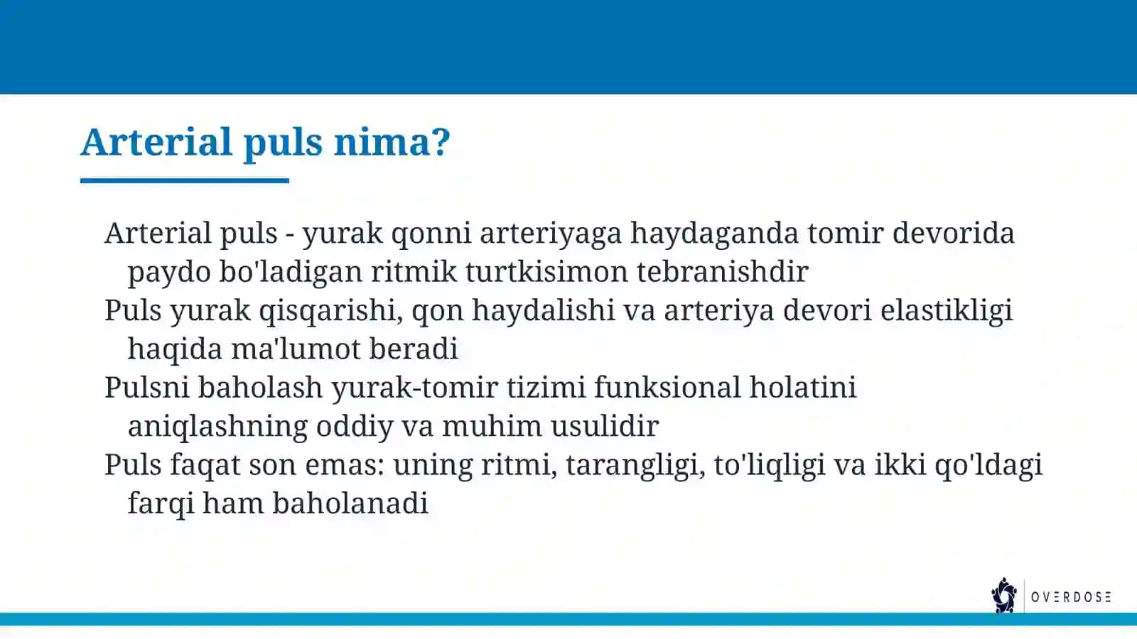 Arterial Pulsni Tekshirish Va Qayd Qilish 3
