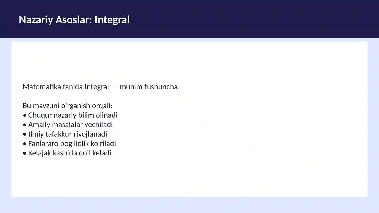 Limitlar 3