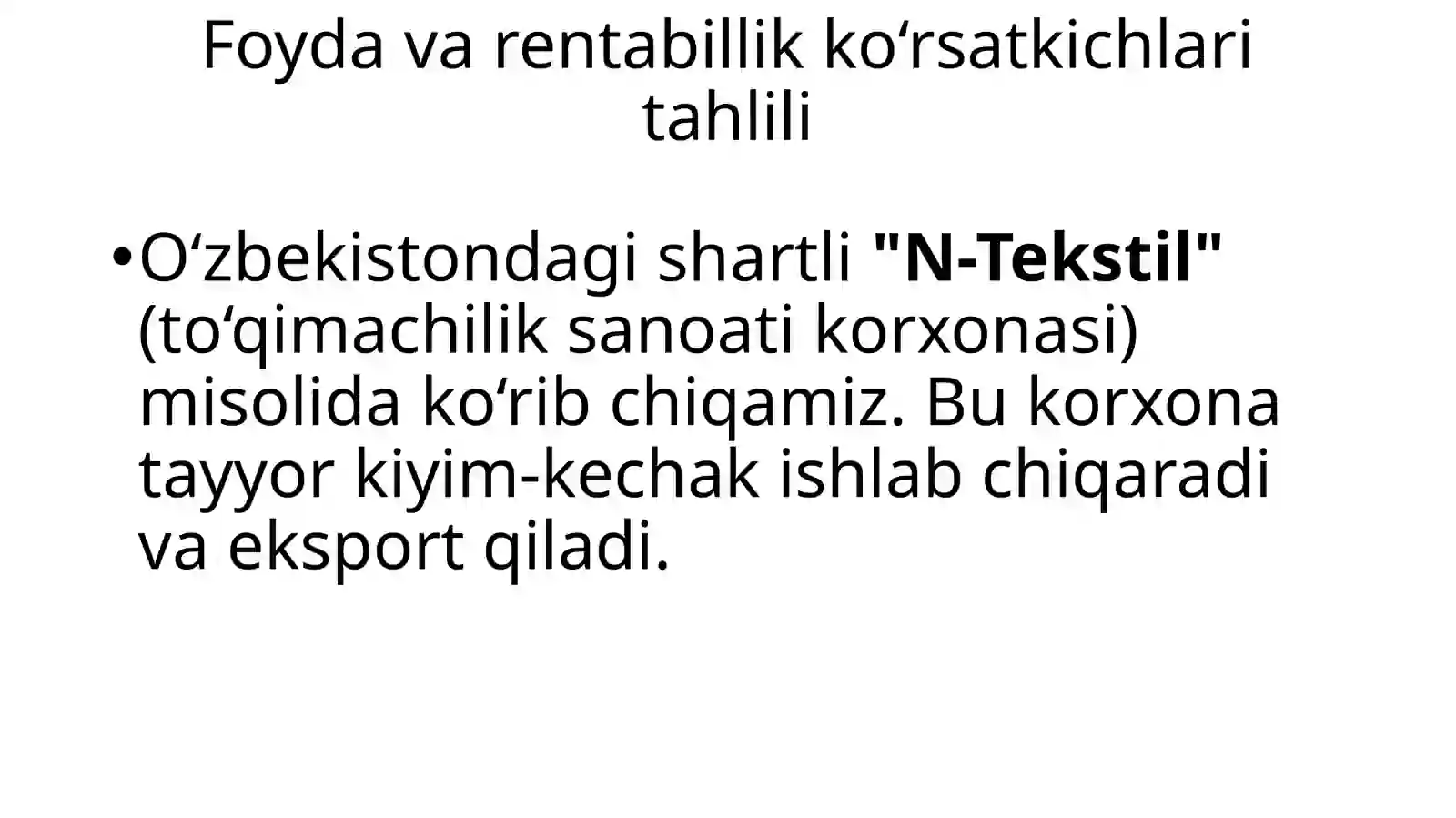 Foydavarentabillikni oshirish imkoniyatlari 3