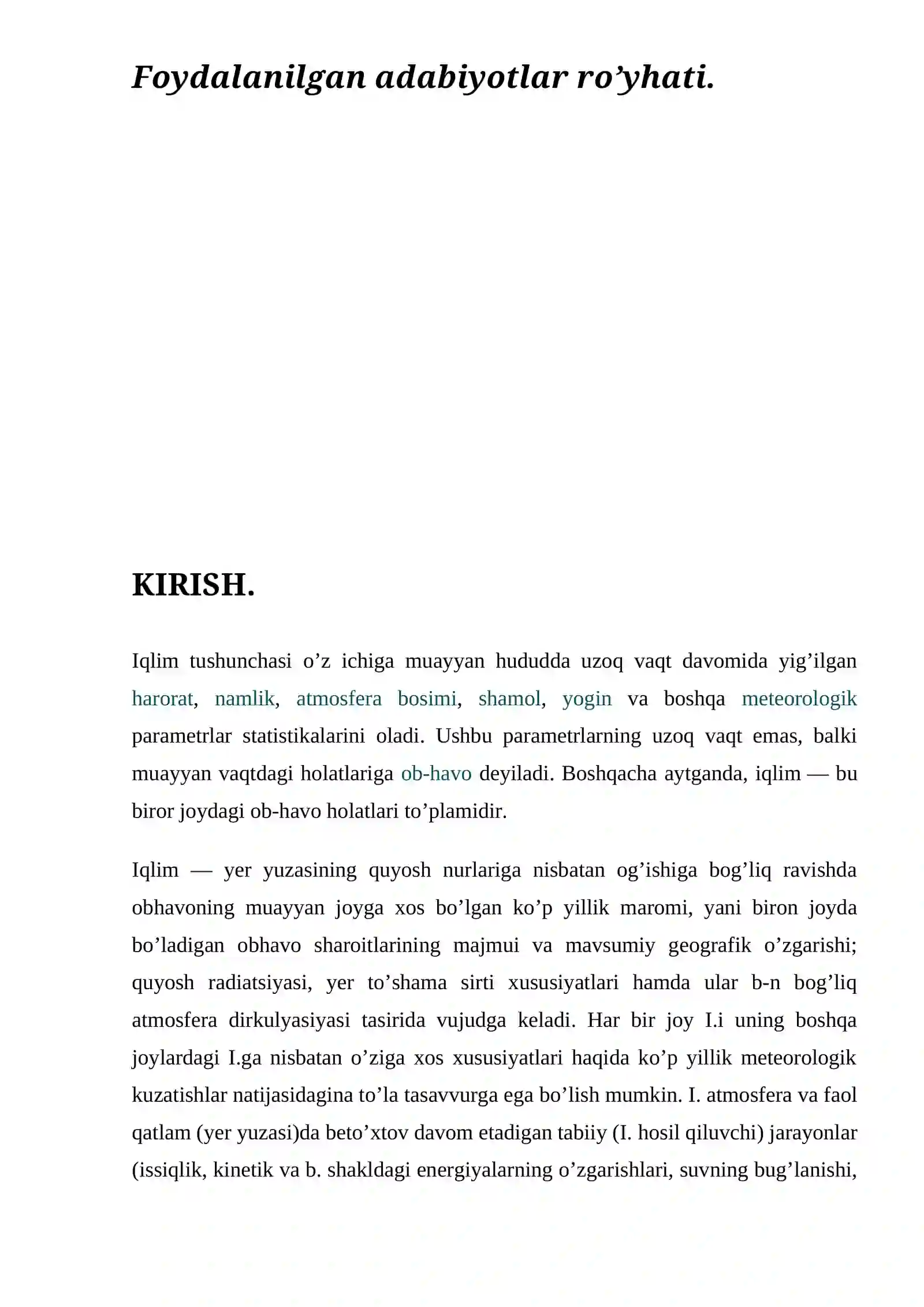 Iqlim mavsumlari 3