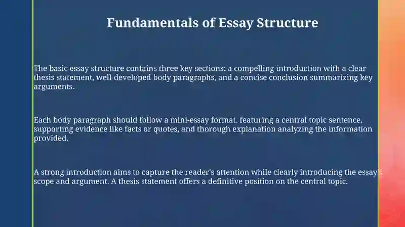 Essay structuring and types of essay 3
