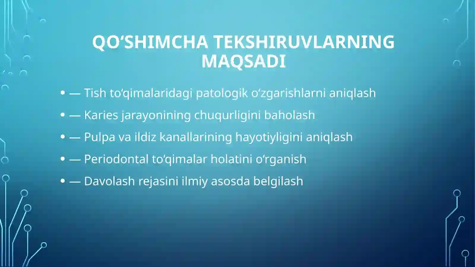 Tishqattiq toʻqimasikasalliklari ni qoʻshimcha tekshirishda ishlatiladigan asbob anjomlar 3