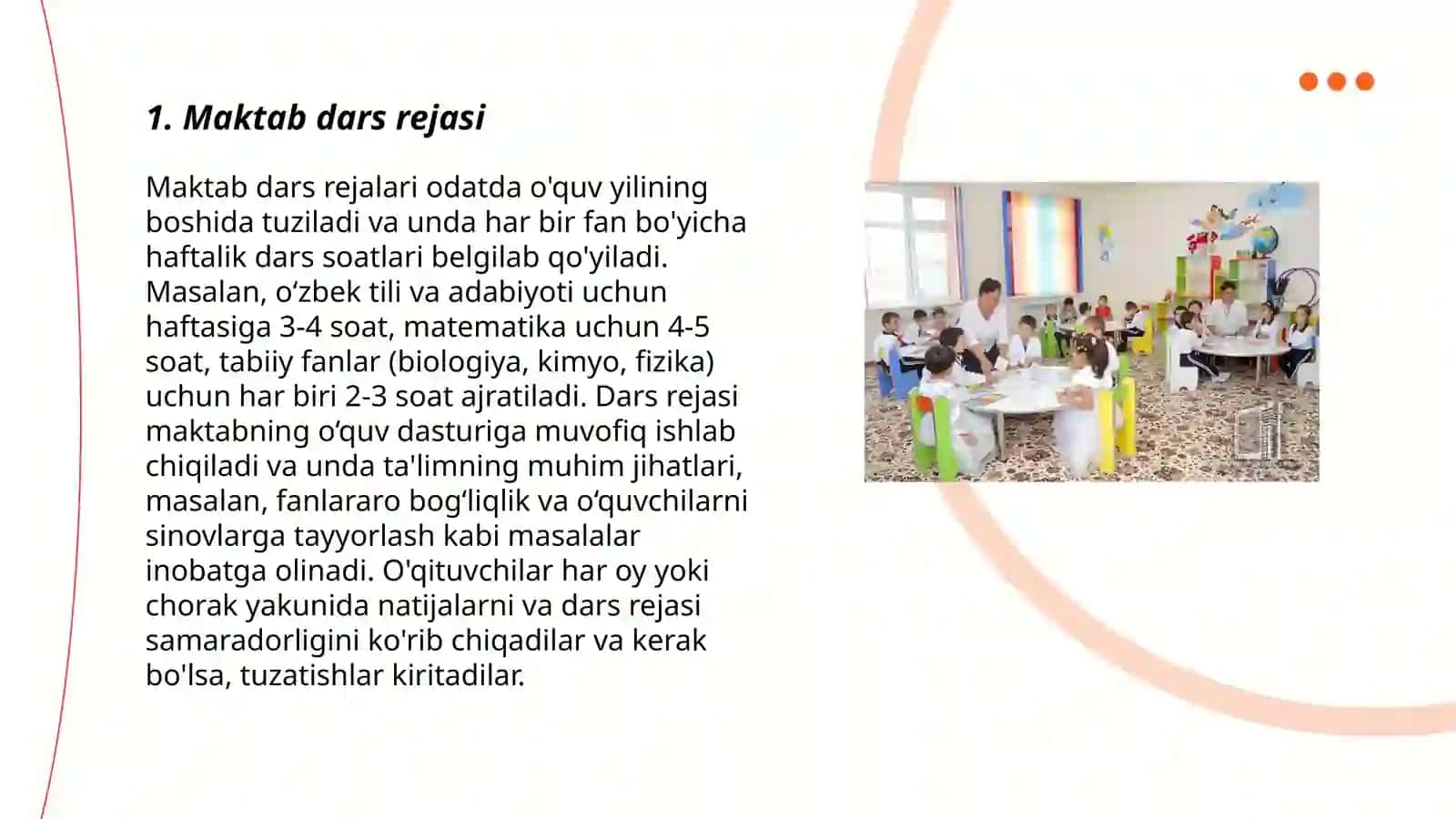 Dars-ta'limini tashkil etishning asosiy shakli 3