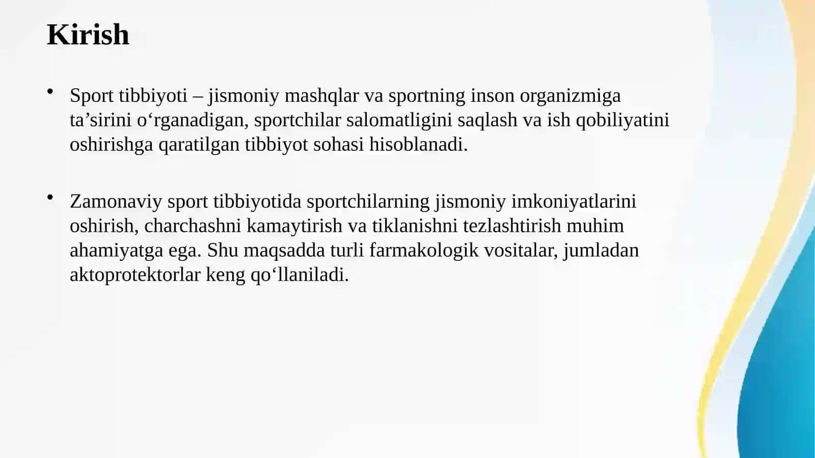Aktoprotektorlar va ularni sport tibbiyotida qo'llanilishi 3