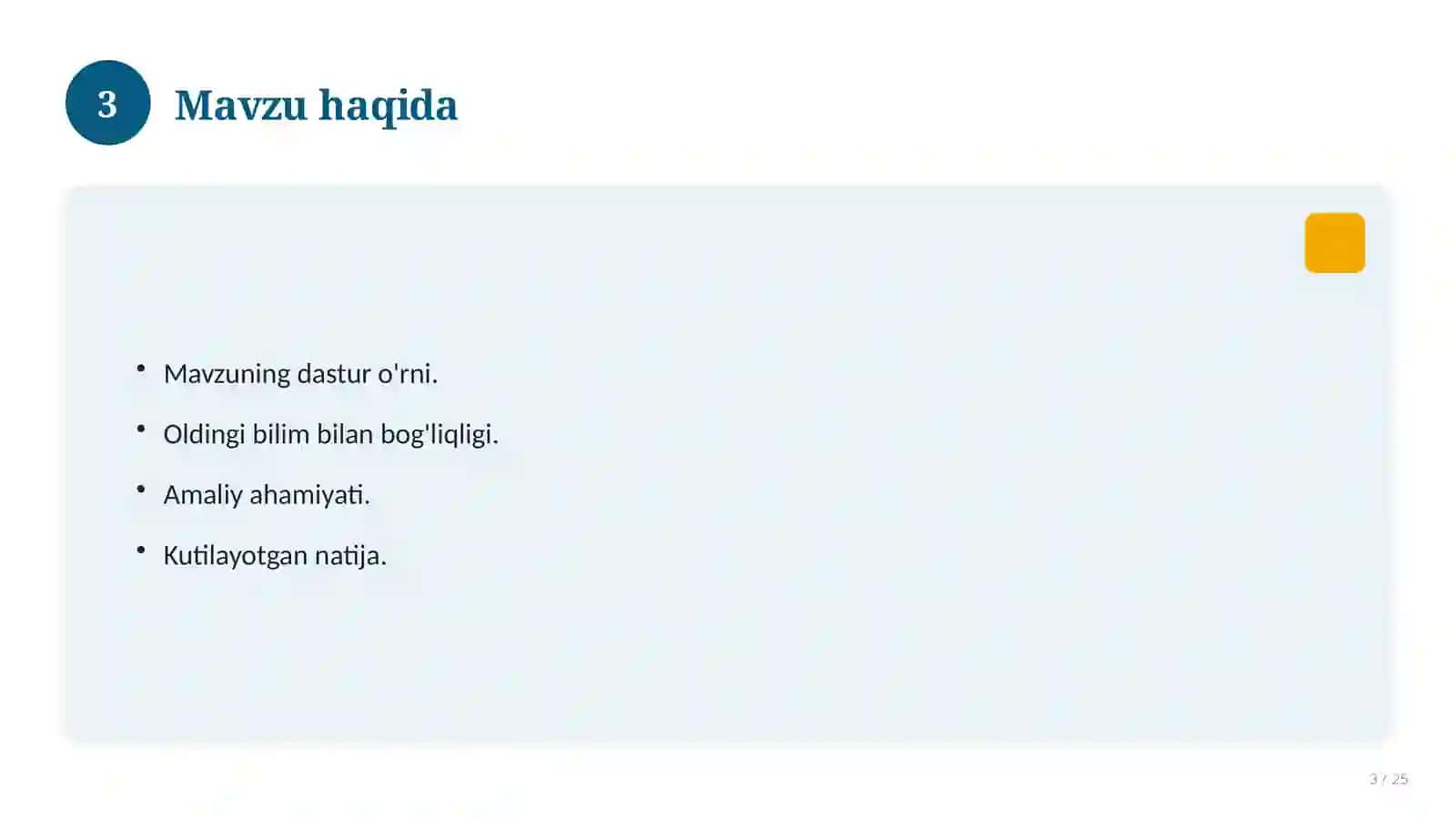 O'zbekiston tarixi fanidan 5-sinf uchun ochiq dars ishlanmasi 3