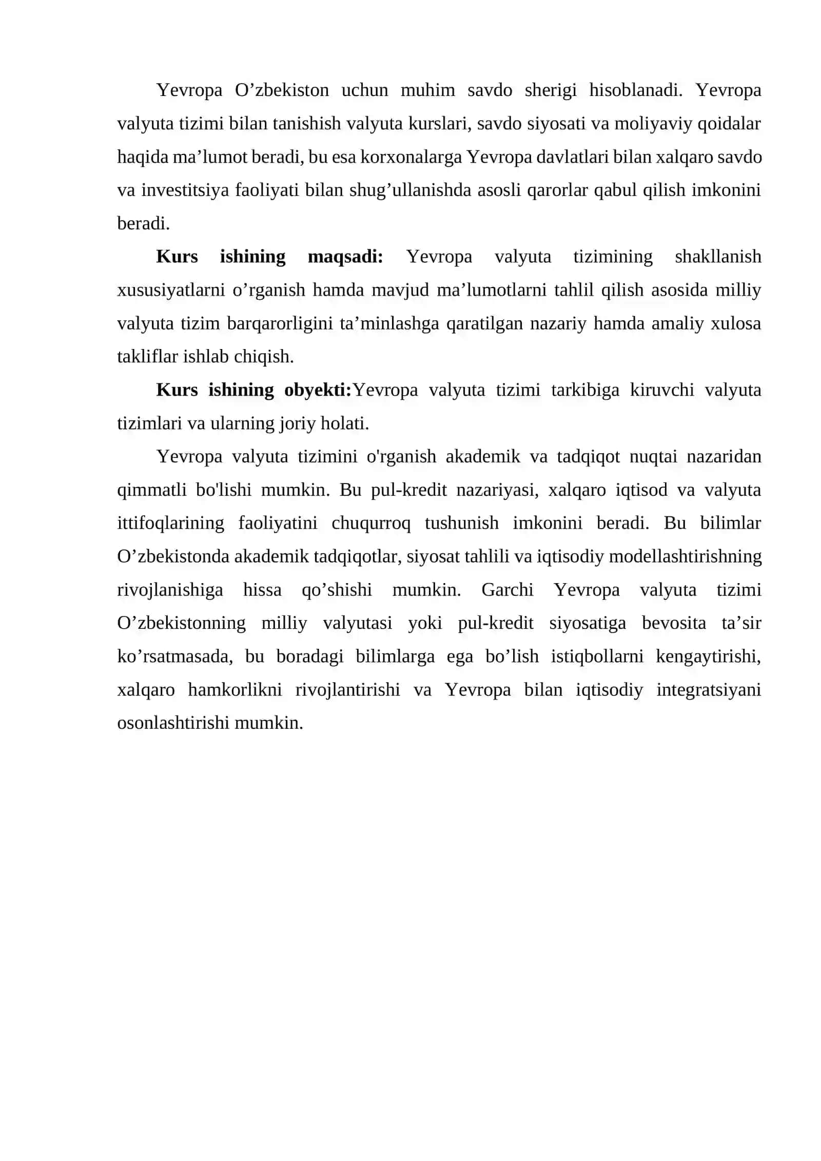 Yevropa valyuta tizimi rivojlanish istiqbollari 3
