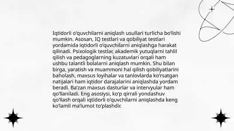 Iqtidorli O'quvchilar Bilan Ishlash 3