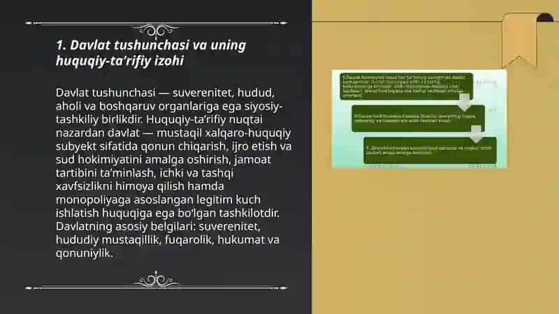 Davlat tushunchasi belgilari mohiyati va tiplari 3