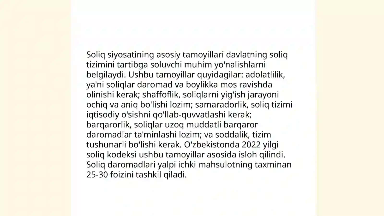 Oʻzbekiston soliq tizimi va uning oʻziga xos xususiyatlari 3