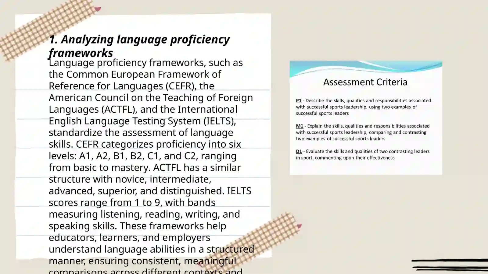 Academic language assessment 3