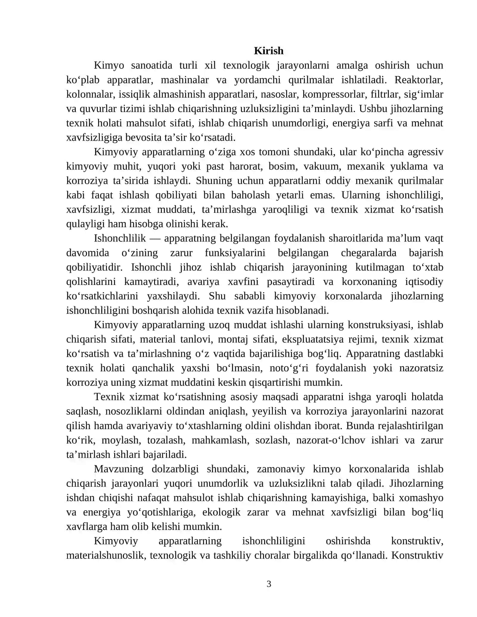 Korxona_jihozlari_Kimyoviy_apparatlarning_ishonchliligi 3