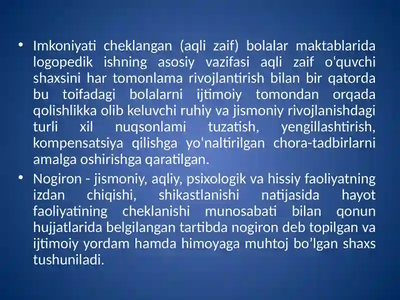 Imkoniyati cheklangan bolalarni maktabga tayyorlashda ota-onalar, mahallalar, pedagoglarning o`rni va hamkorligi 3