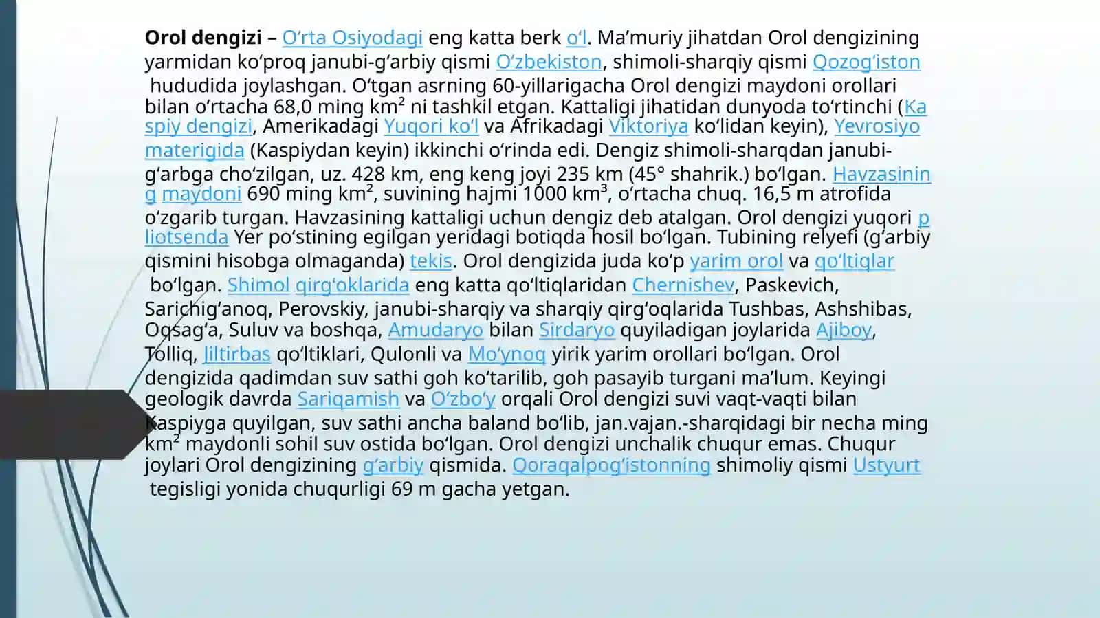 Orol dengizi fojiyasi 3