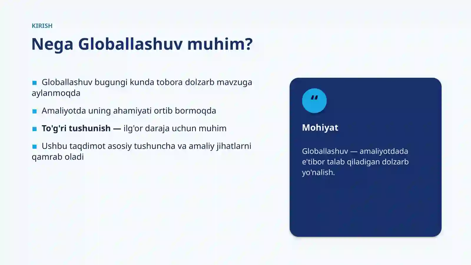 Globallashuv 3