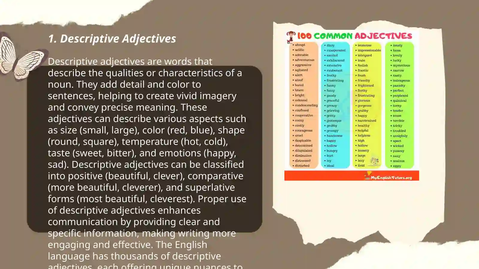 Adjectives 3