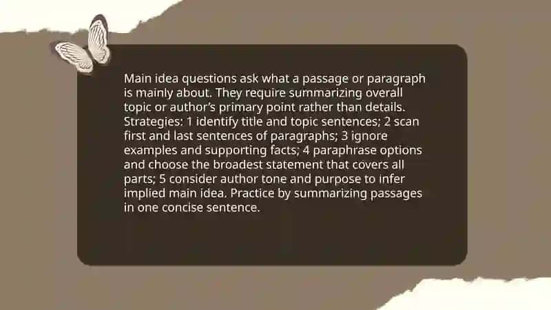 Types of reading questions 3