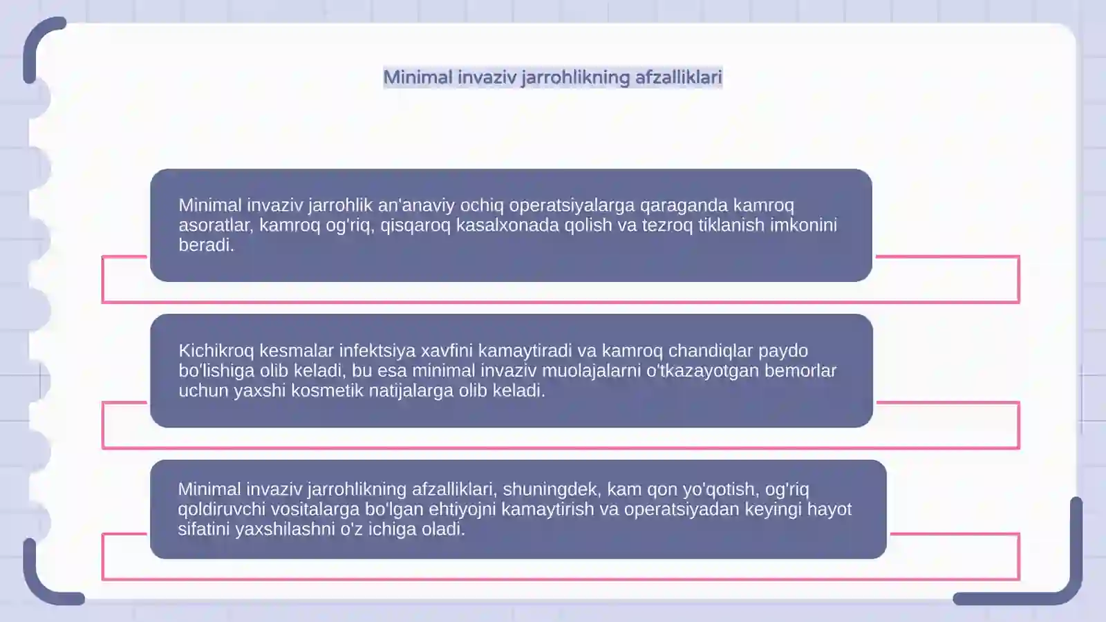 Minimal invaziv jarrohlik 3