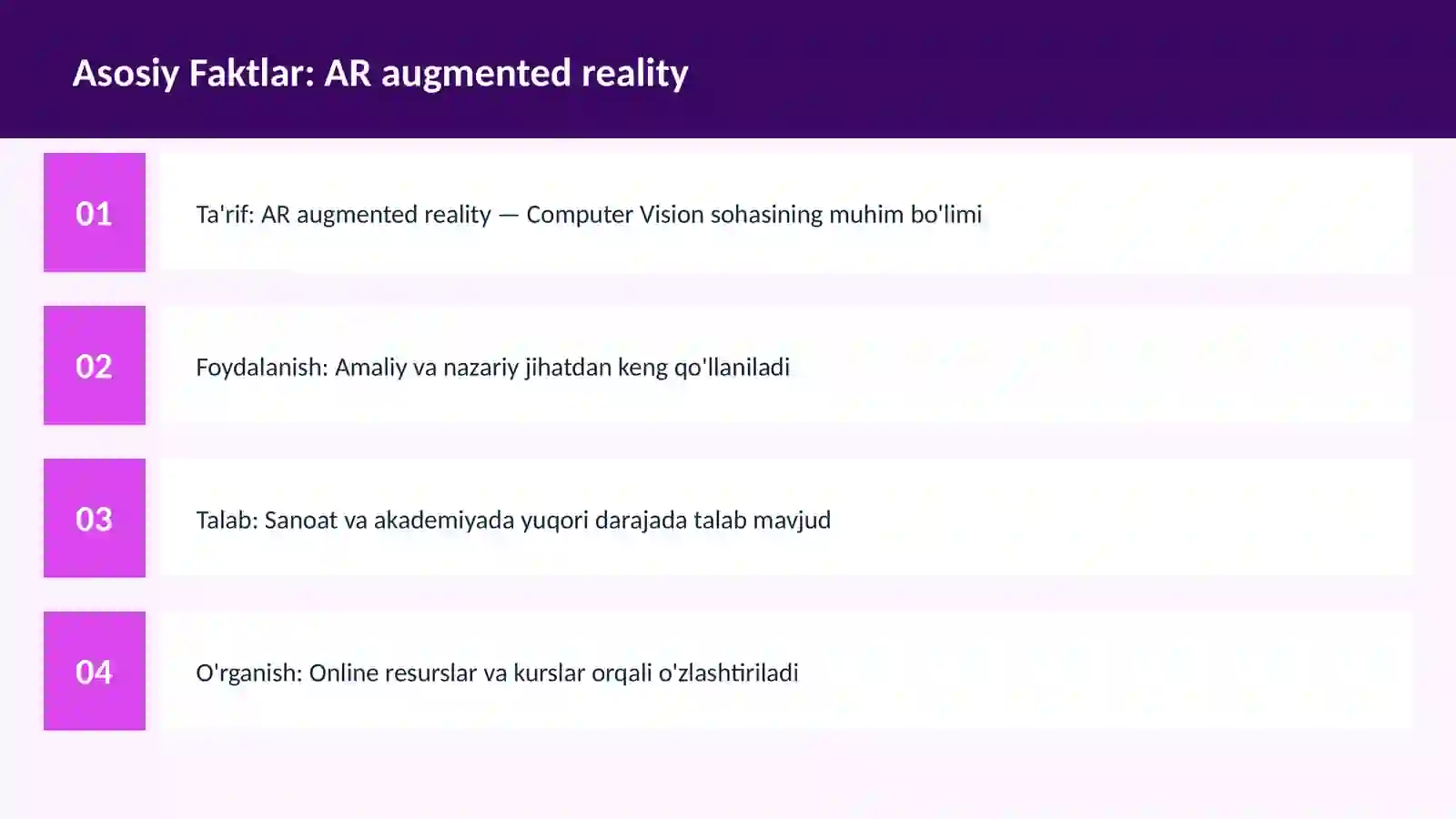 AR augmented reality 3