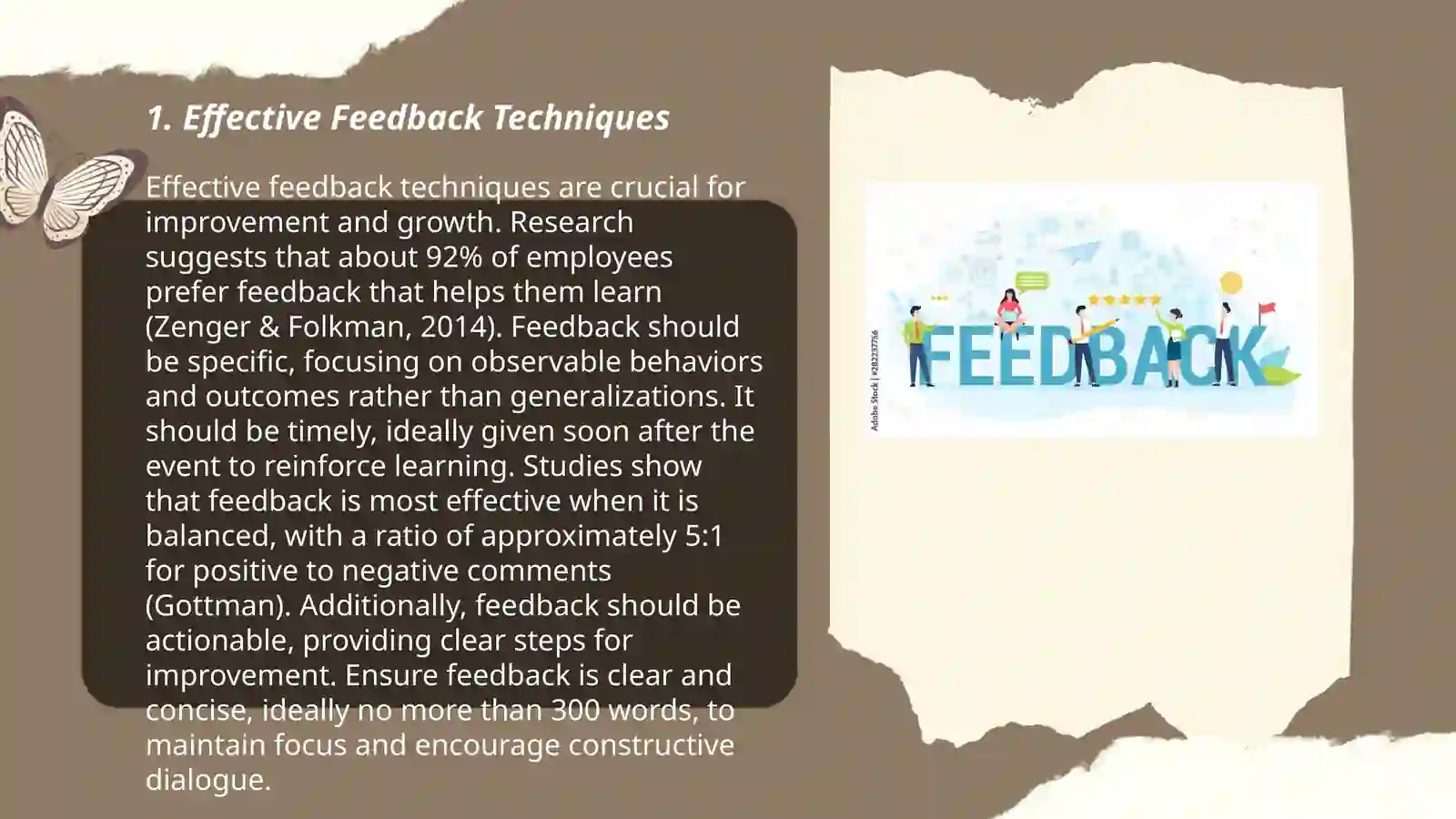 Giving feedback 3