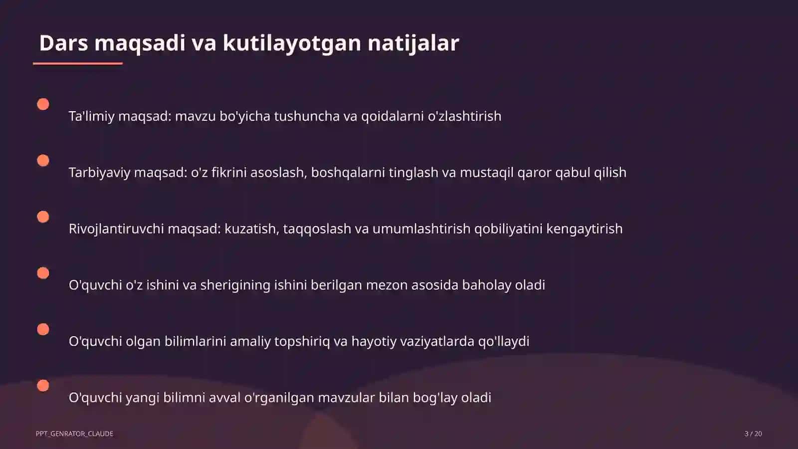Algoritmlarning turlari: chiziqli, tarmoqlanuvchi, takrorlanuvchi (8-sinf) 3