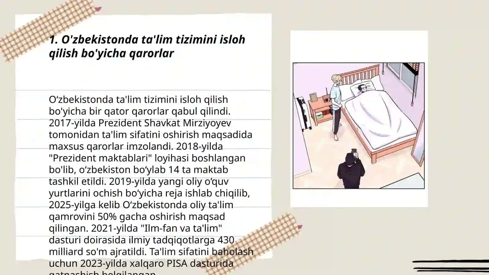 O'zbekistonda ta'lim sohasining taraqqiyotini belgilovchi qarorlar va ularning mohiyati 3
