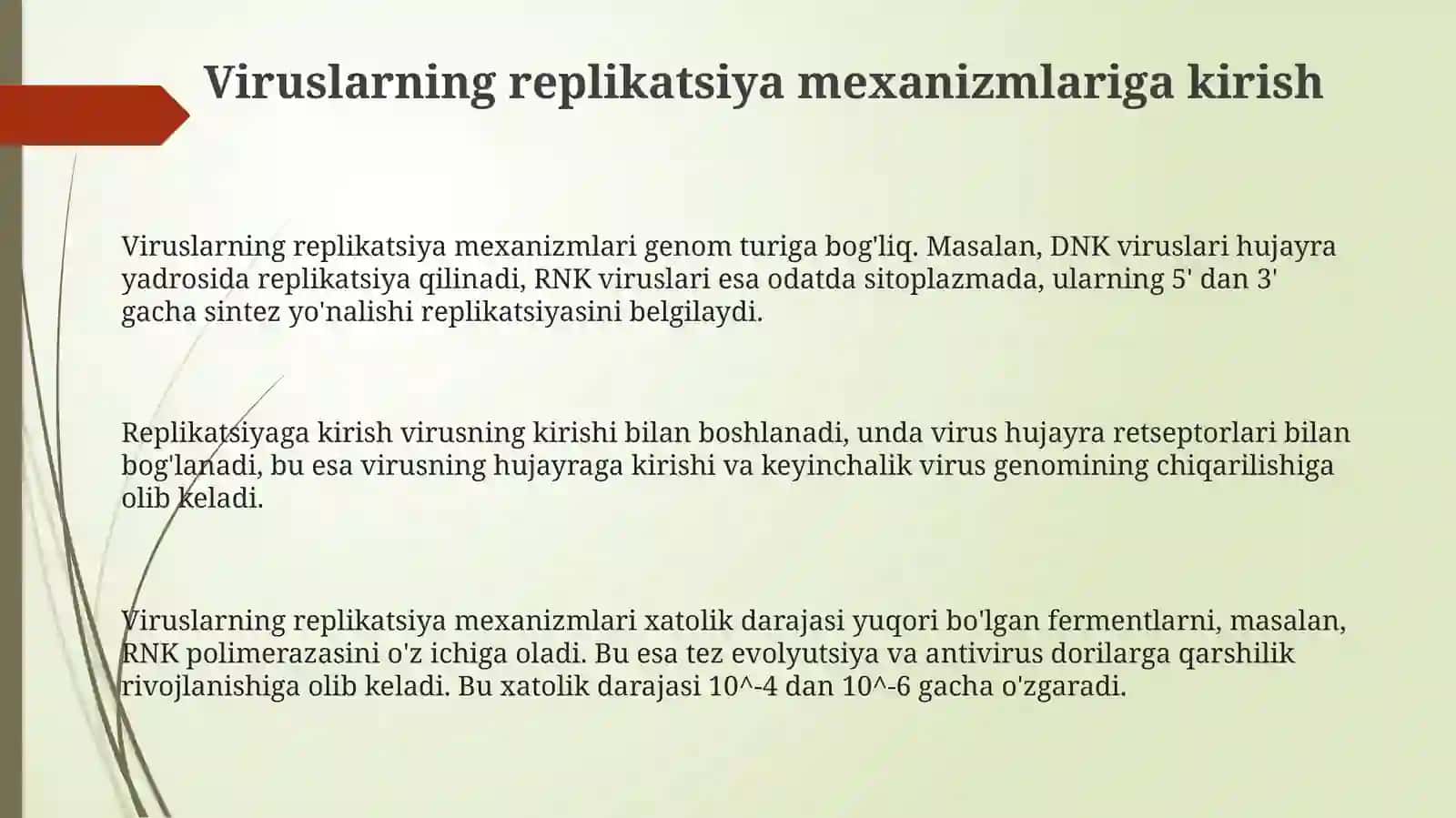 Viruslarda replikatsiya mexanizmi 3