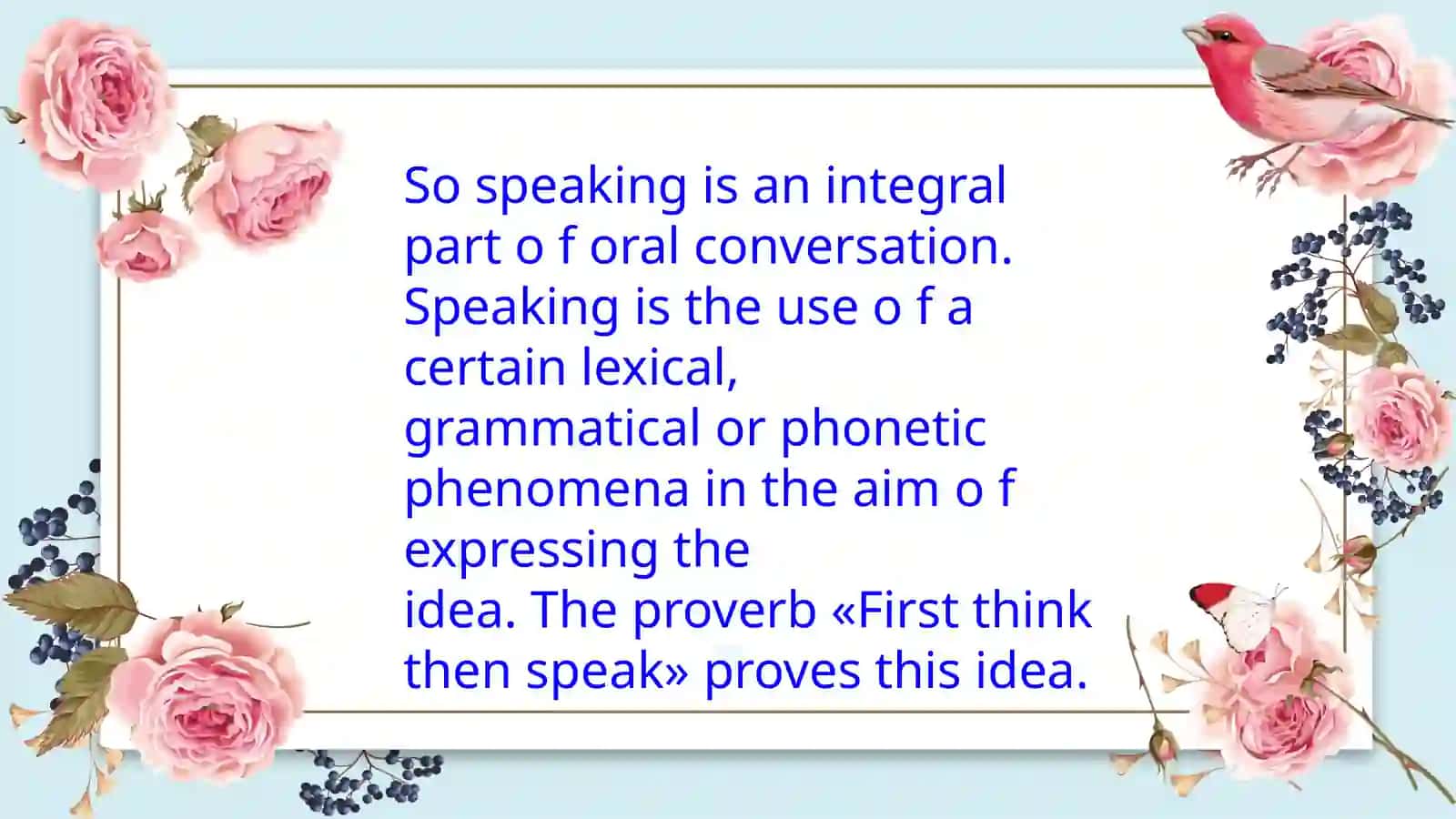Teaching speaking 3