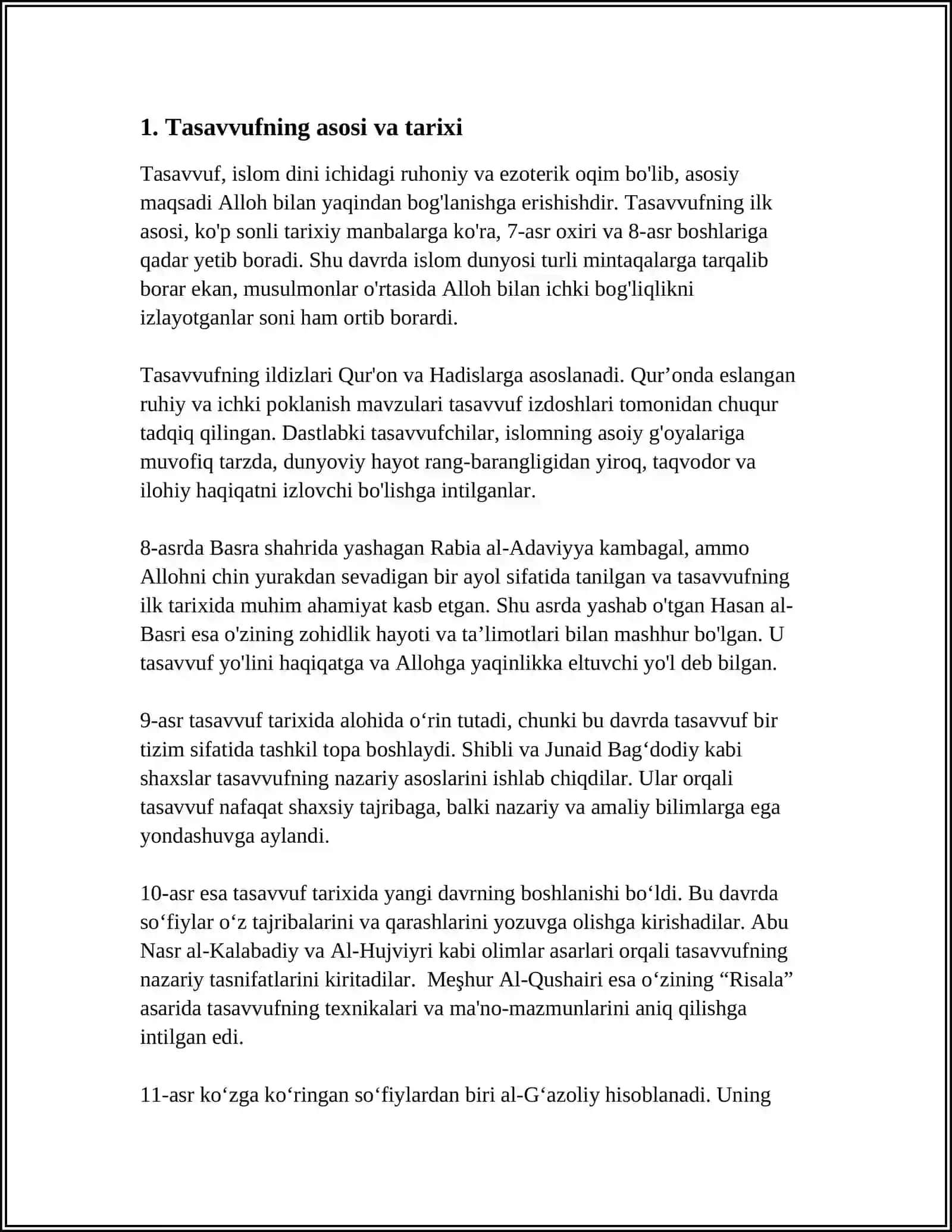 TASAVVUF REFERAT 3