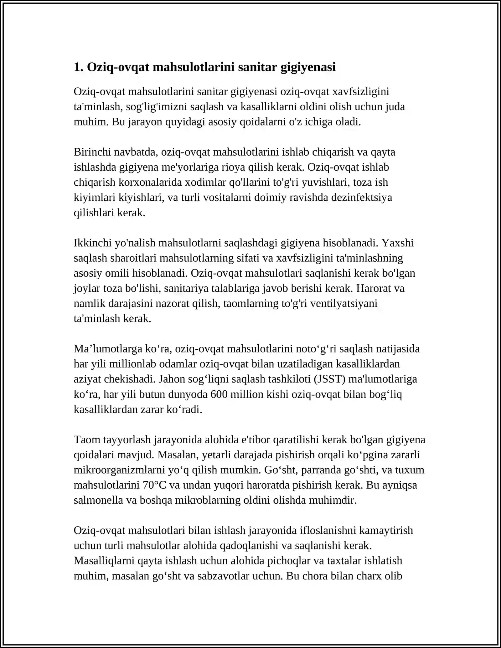OZIQ-OVQAT MAHSULOTLARINI QAYTA BIRLAMCHI ISHLASH,QAYTA ISSIQ ISHLOV USLUBLARI 3