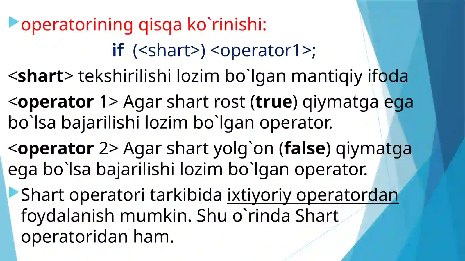 Shartoperatori 3