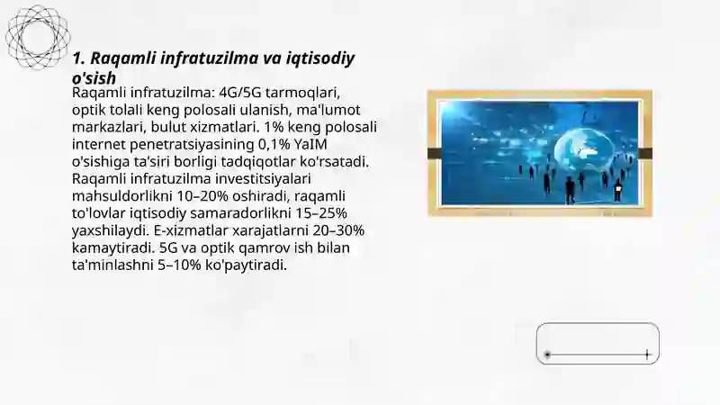 Iqtisodiyotni rivojlantirishda raqamli iqtisodiyotni roli 3