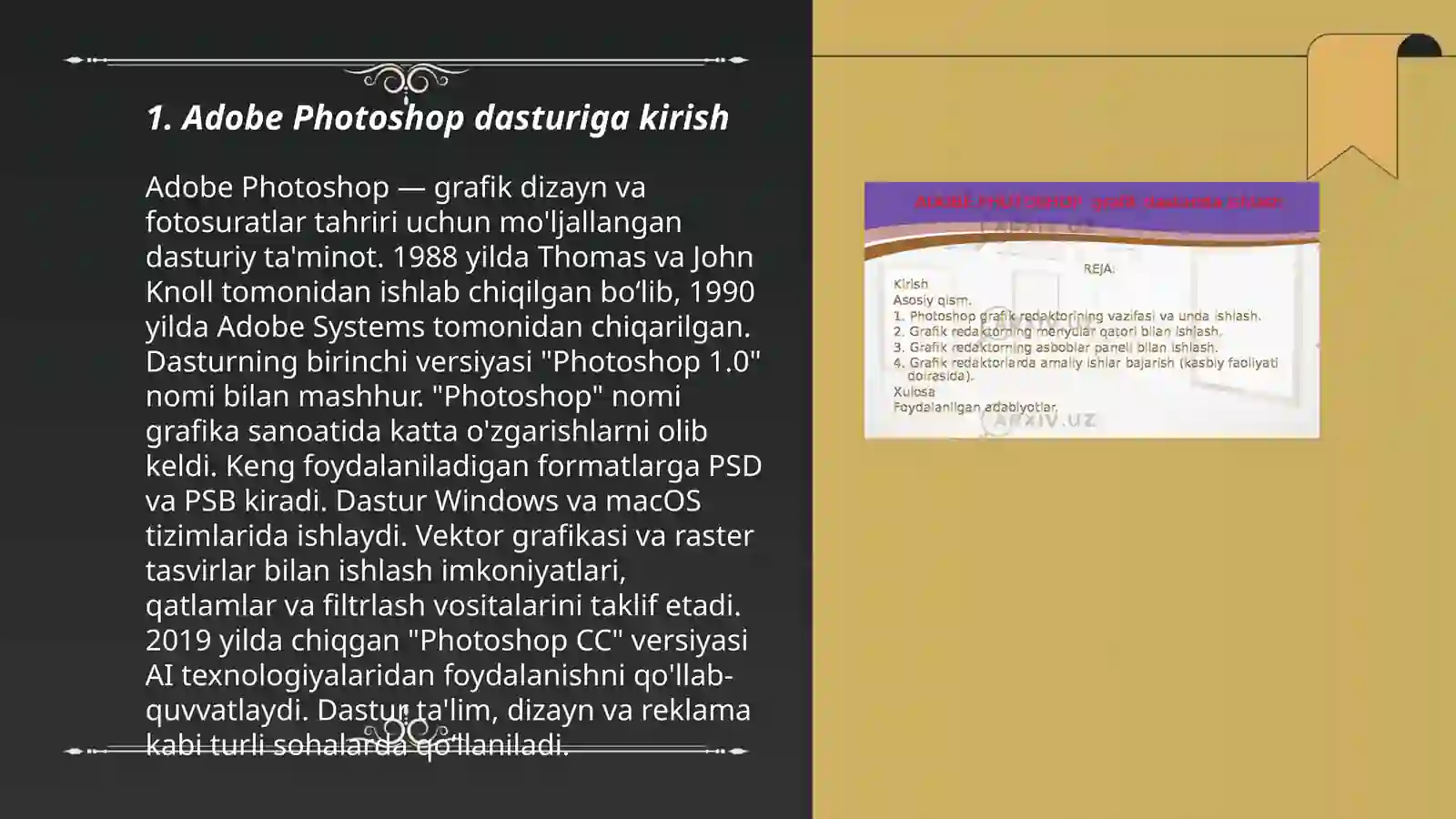 Adobe Photoshop dasturi 3