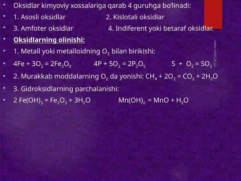Anorganik birikmalar 3