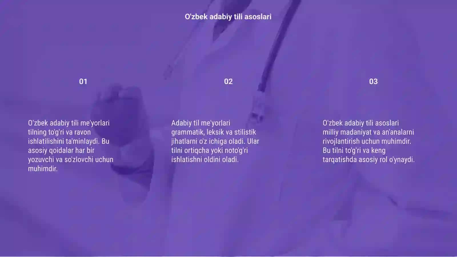 O'zbek adabiy tili me'yorlari 3