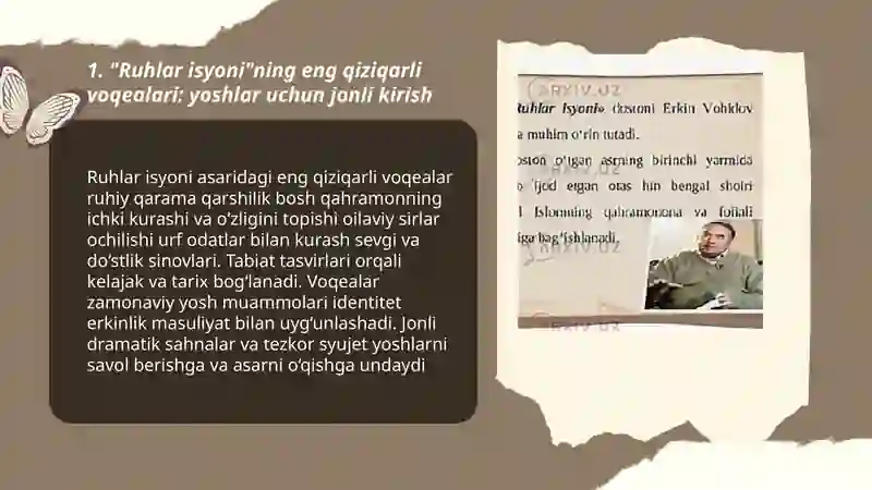 Ruhlar isyoni asar 3