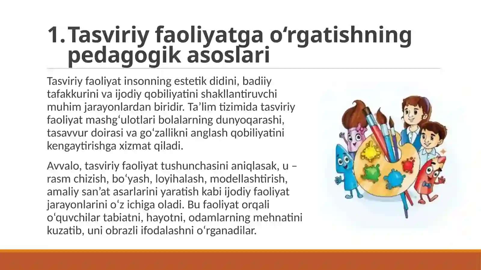 Tasviriy faoliyatga oʻrgatishning metodi va usullari 3