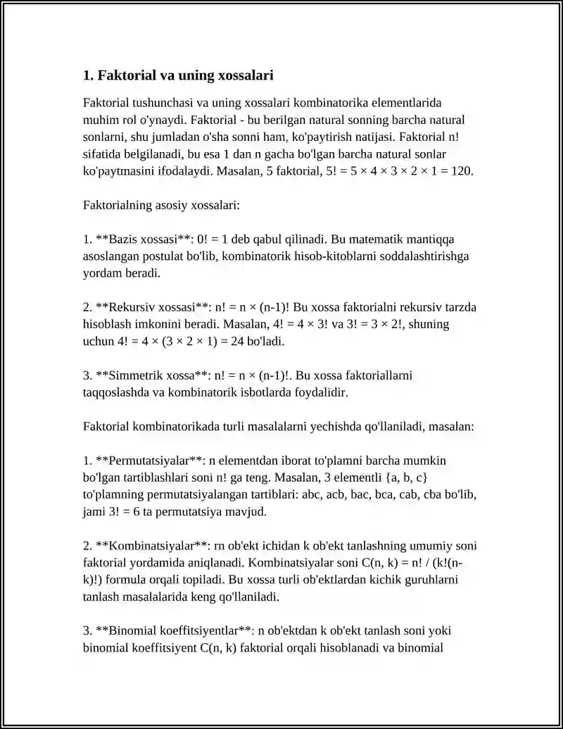 KOMBINATORIKA ELEMENTLARI 3