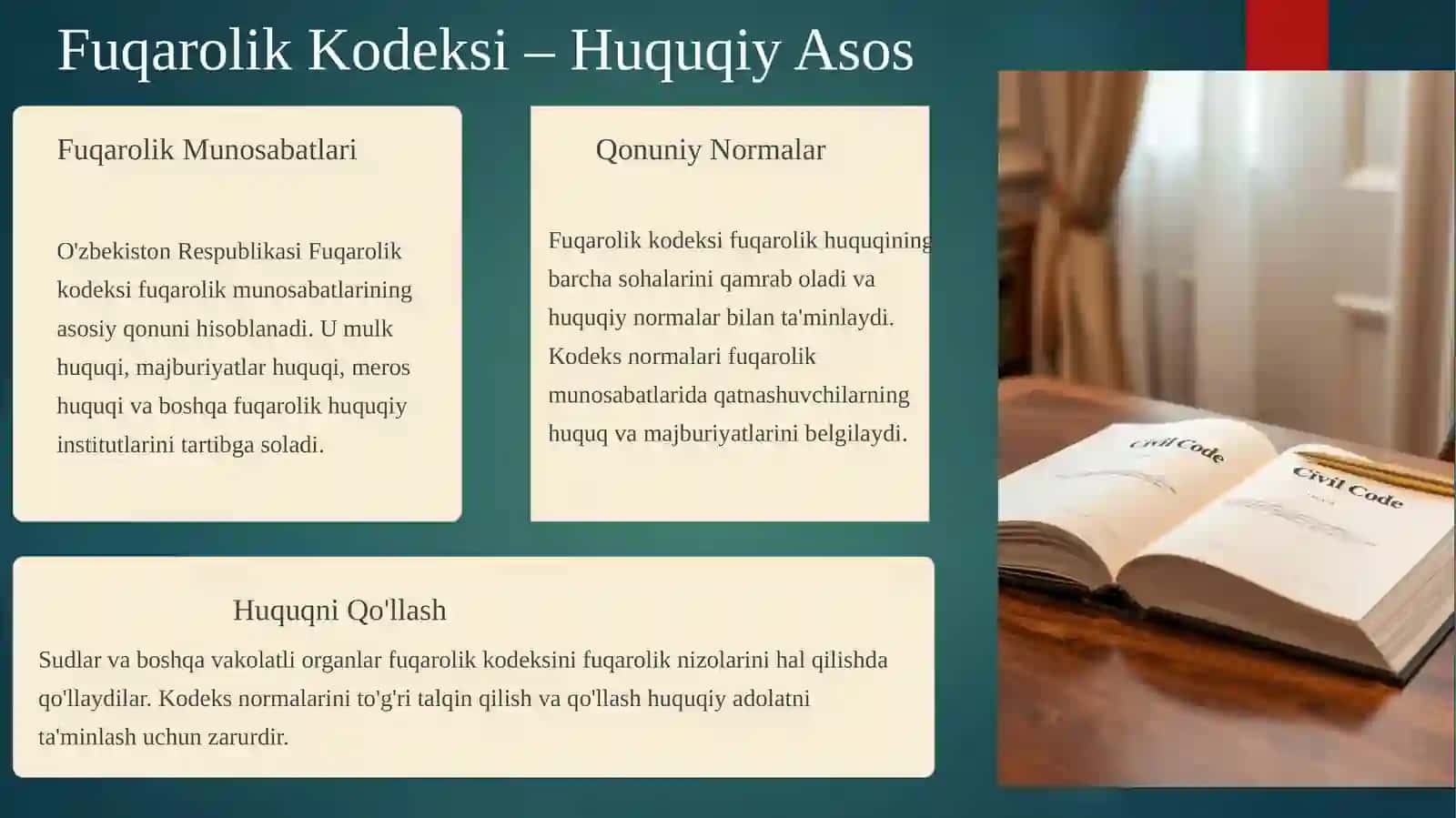 Fuqarolik Huquqlarining manbalari 3