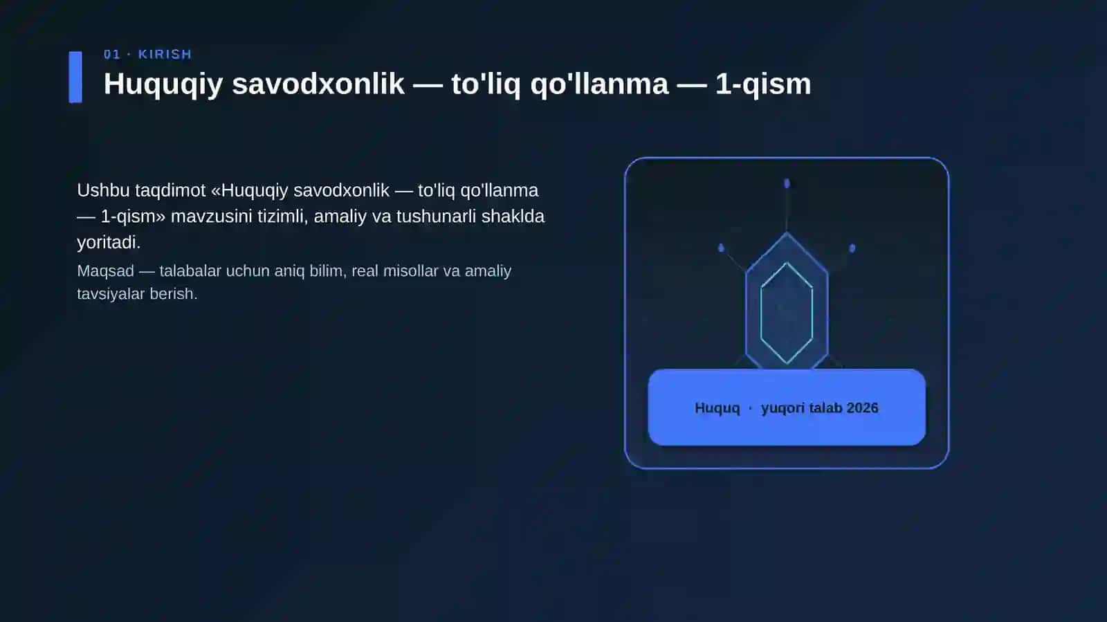Huquqiy savodxonlik — to'liq qo'llanma — 1-qism 3