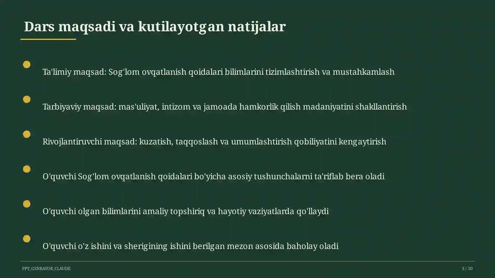 Sog'lom ovqatlanish qoidalari 2