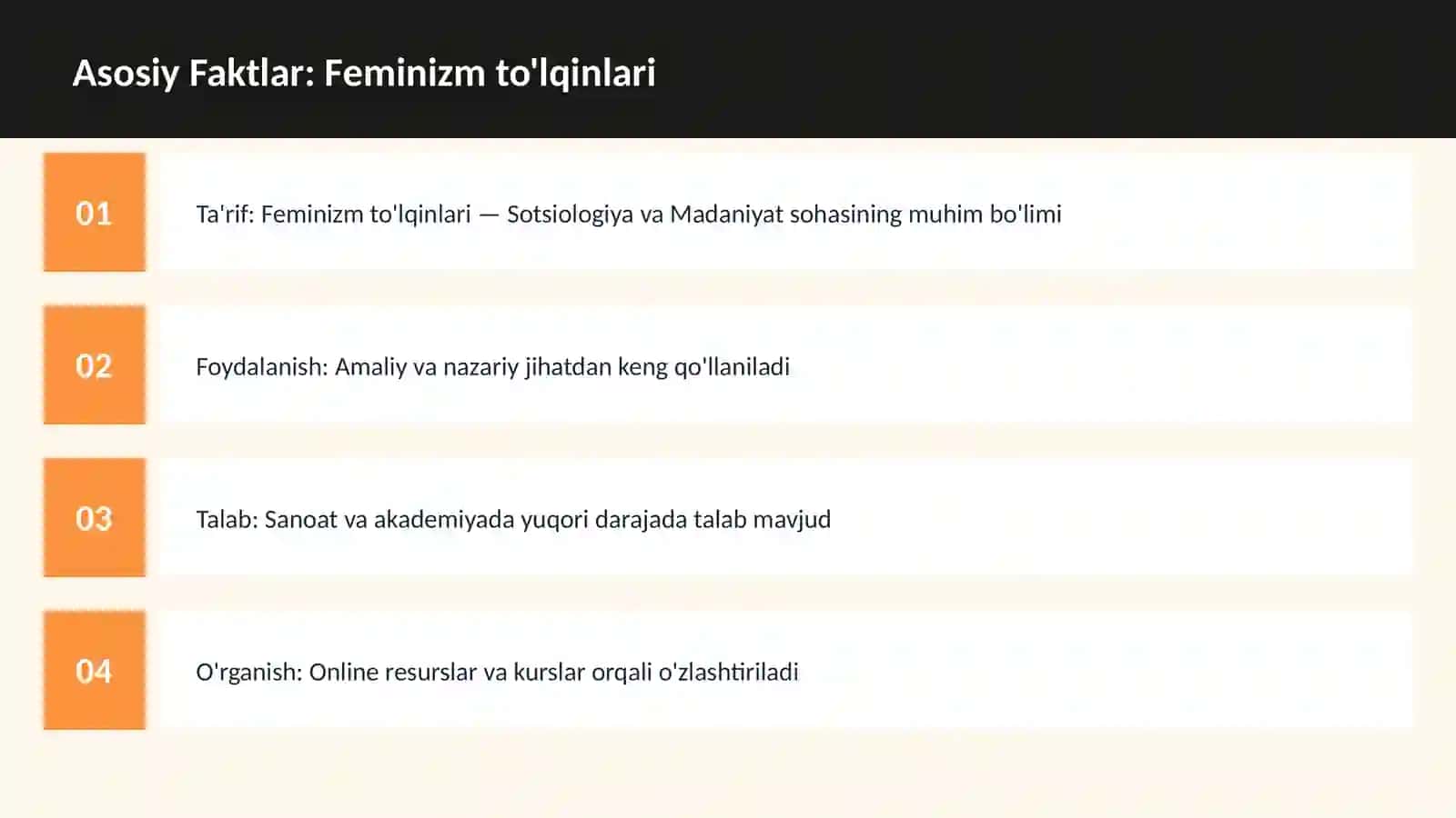 Feminizm to'lqinlari 3