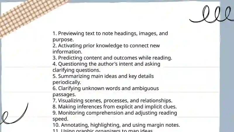 Reading and writing skill 3