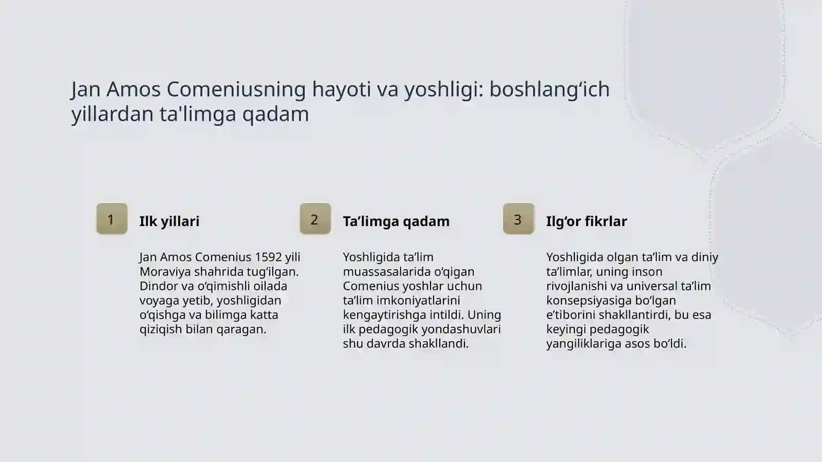 ЯН Амос Коменскийнинг – дидактик асосчиси 3