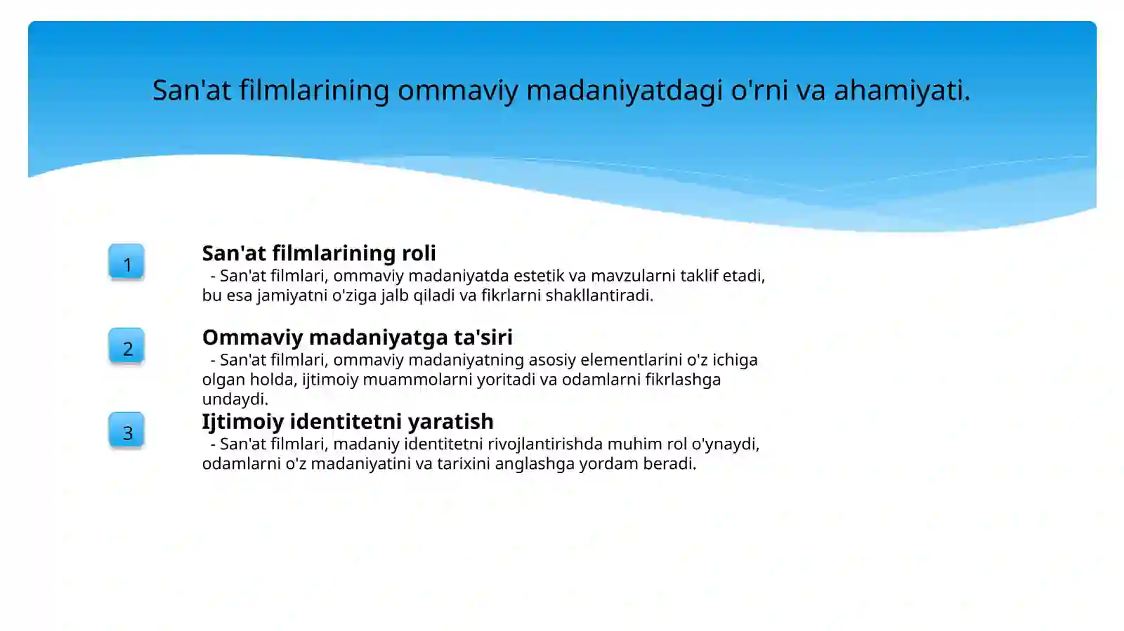 Badiiy filimlar va ommaviy madaniyat 3